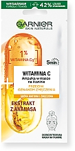 Kup Ampułka w masce na tkaninie przeciw oznakom zmęczenia z witaminą C i ekstraktem z ananasa - Garnier Skin Naturals 