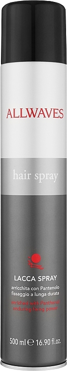 Mocno utrwalający lakier do włosów - Allwaves Hair Spray — Zdjęcie N2
