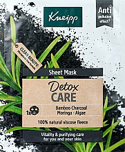 Kup Detoksykująca maska w płachcie do twarzy - Kneipp Detox Care Sheet Mask
