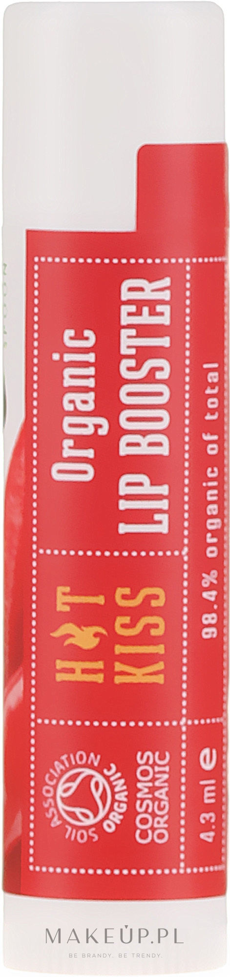 Organiczny balsam do ust - Wooden Spoon Organic Lip Booster Hot Kiss — Zdjęcie 4.3 ml