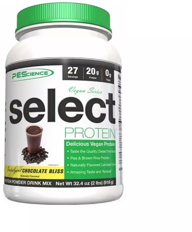 Suplement diety Czekoladowe masło orzechowe - PEScience Select Protein Vegan Series Chocolate Peanut Butter — Zdjęcie N1