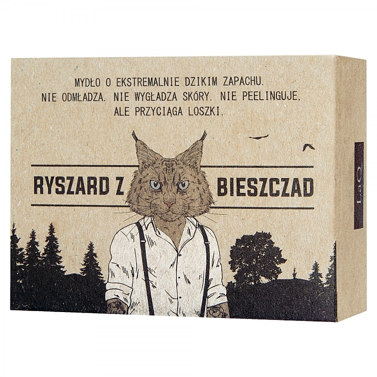 Zestaw Ryszard z Bieszczad - LaQ Ryszard z Bieszczad (sh/gel/500ml + sham/300ml + oil/30ml + soap/85g) — Zdjęcie N2