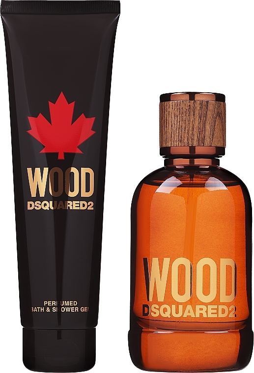Dsquared2 Wood Pour Homme - Zestaw (edt/100ml + sh/gel/150ml) — Zdjęcie N2