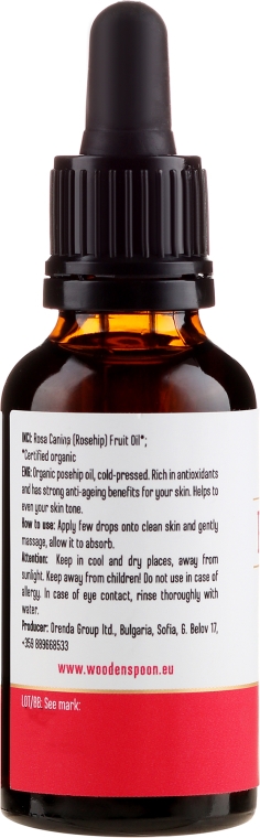 Olej z dzikiej róży - Wooden Spoon Rosehip Oil — Zdjęcie N2