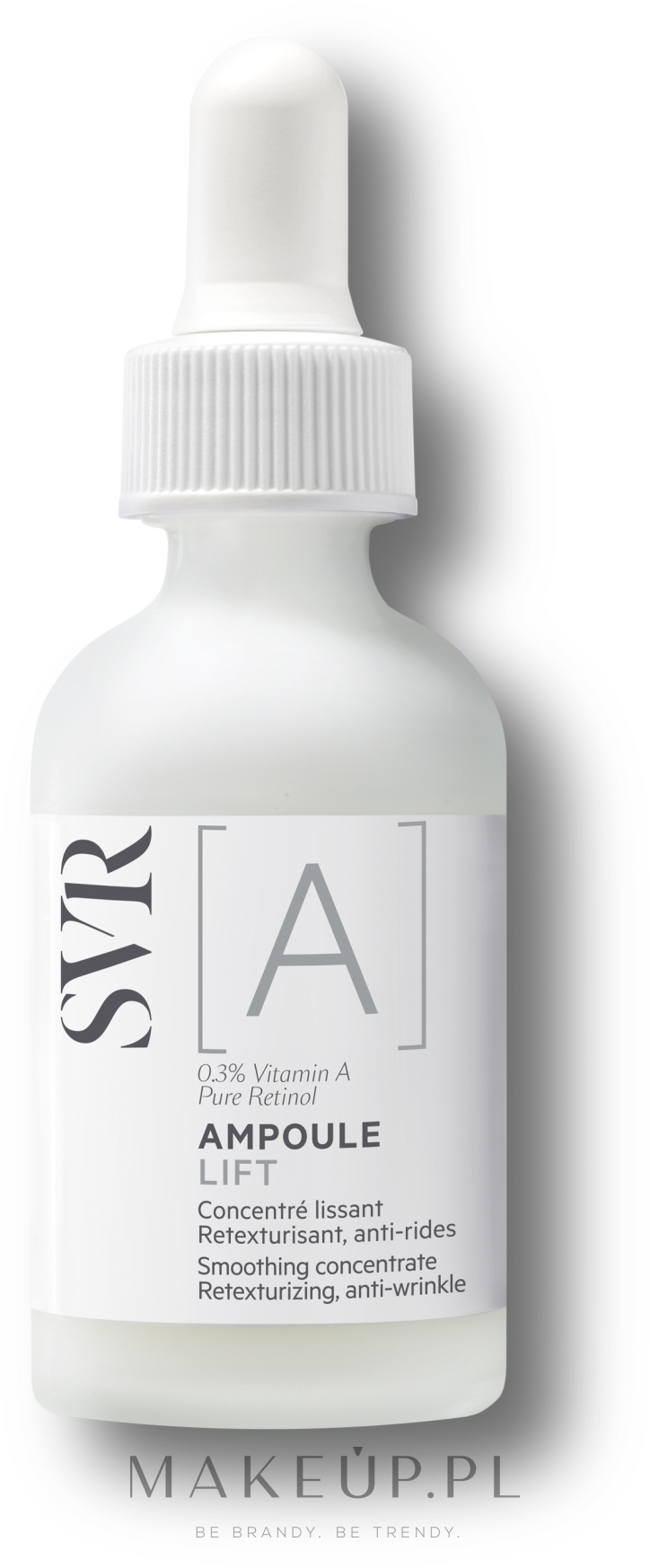 Wygładzający koncentrat do twarzy z witaminą A - SVR [A] Ampoule Lift Smoothing Concentrate — Zdjęcie 30 ml