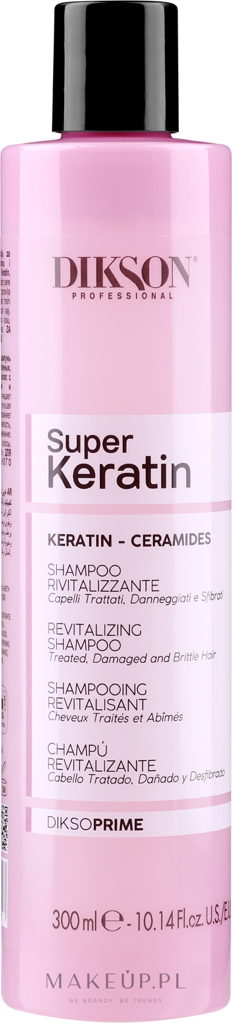 Szampon do włosów zniszczonych z keratyną - Dikson Super Keratin Shampoo — Zdjęcie 300 ml