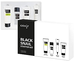Kup Zestaw - Coxir Black Snail Starter Kit (f/foam/30ml + f/toner/30ml + f/serum/15ml + f/cr/20ml)