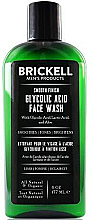 Kup Preparat oczyszczający z kwasem glikolowym - Brickell Men's Products Smooth Finish Glycolic Acid Face Wash