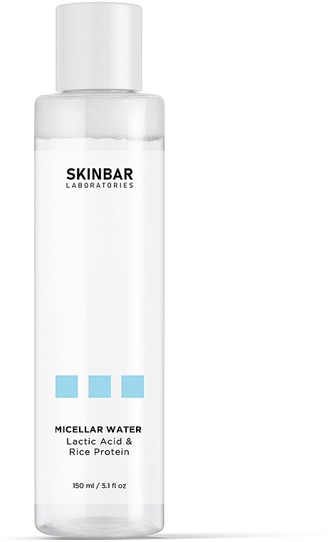 Oczyszczająca woda micelarna z kwasem mlekowym i proteinami ryżu - SKINBAR Lactic Acid & Rice Protein Micellar Water — Zdjęcie N6