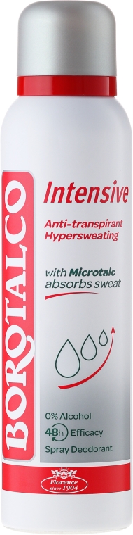 Dezodorant-antyperspirant w sprayu - Borotalco Intensive — Zdjęcie N1