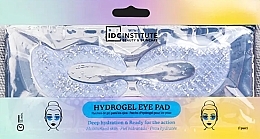 Hydrożelowe plastry na skórę wokół oczu z brokatem - IDC Institute C Shaped Glitter Hydrogel Eye Pad Blue — Zdjęcie N1