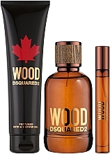 Dsquared2 Wood Pour Homme - Zestaw (edt 100 ml + edt 10 ml + sh/gel 150 ml) — Zdjęcie N2
