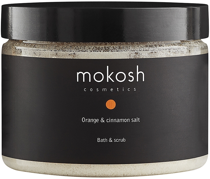 WYPRZEDAŻ Sól do kąpieli i peelingu Pomarańcza z cynamonem - Mokosh Cosmetics Orange & Cinnamon Bath & Scrub Salt * — Zdjęcie N1