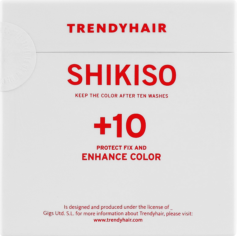 Maska do włosów koloryzowanych i rozjaśnianych - Trendy Hair Shikiso Mask — Zdjęcie N1