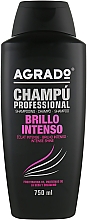 Intensywnie nabłyszczający szampon do włosów z prowitaminą B5, proteinami jedwabiu i kolagenem - Agrado Intense Glos Shampoo — Zdjęcie N3