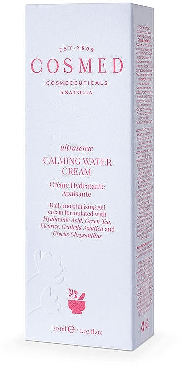 Krem kojący na bazie wody - Cosmed Ultrasense Calming Water Cream — Zdjęcie N2