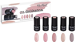 Zestaw - NeoNail Professional Delikatna (5 x nail/polish 3 ml) — Zdjęcie N1