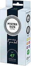 Prezerwatywy lateksowe, rozm. 47, 10 szt. - Mister Size Extra Fine Condoms — Zdjęcie N2