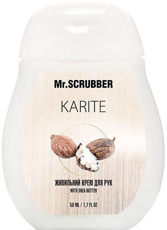 Odżywczy krem do rąk - Mr.Scrubber Karite With Shea Butter