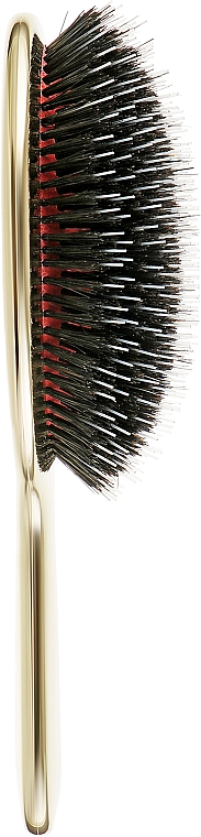 Szczotka do włosów ze wzmocnieniem nylonowym, 21M, złota - Janeke Gold Hairbrush  — Zdjęcie N3