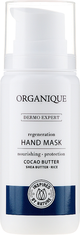 Regenerująco-odżywcza maska do rąk - Organique Dermo Expert — Zdjęcie N1