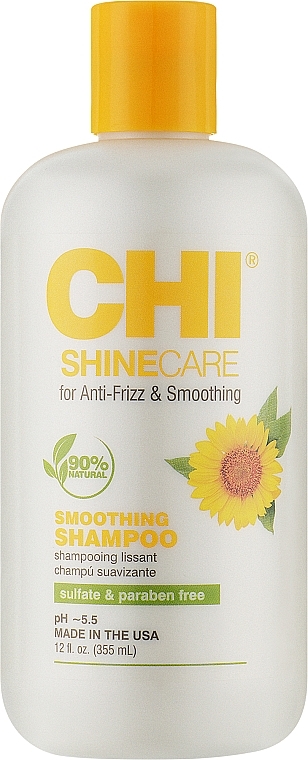 Wygładzający szampon do włosów - CHI Shine Care Smoothing Shampoo — Zdjęcie N2