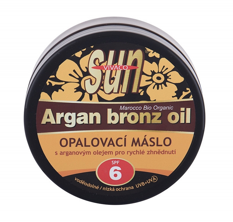 Olejek do opalania SPF 6 - Vivaco Sun Argan Bronz Oil — Zdjęcie N1
