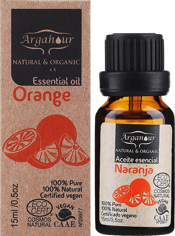 Olejek eteryczny pomarańczowy - Arganour Essential Oil Orange  — Zdjęcie N2