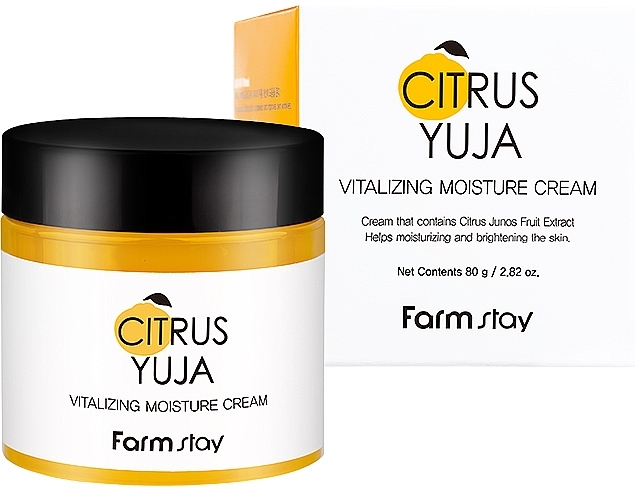 PREZENT! Krem do twarzy - FarmStay Citrus Yuja Vitalizing Moisture Cream — Zdjęcie N2