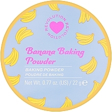 Sypki puder bananowy do twarzy - I Heart Revolution Loose Baking Powder Banana — Zdjęcie N2