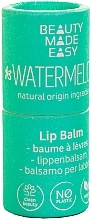 Balsam do ust Arbuz - Beauty Made Easy Vegan Paper Tube Lip Balm Watermelon — Zdjęcie N2