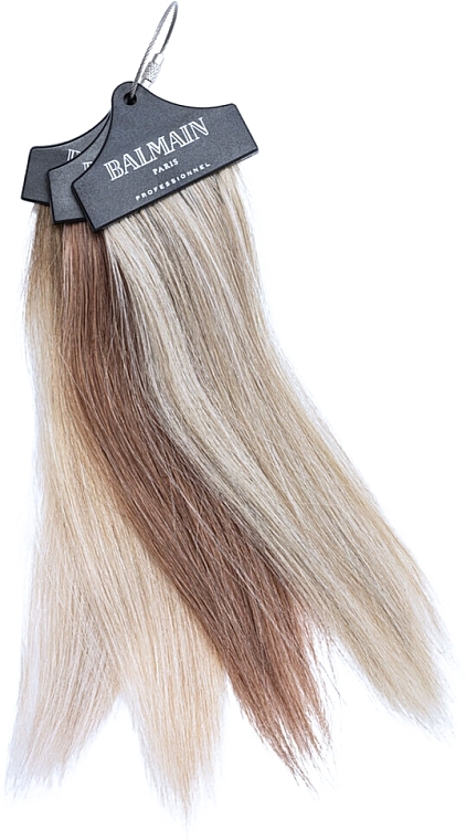 Sztuczne włosy - Balmain Paris Colorring Human Hair Professional Collection Ash Colors — Zdjęcie N1