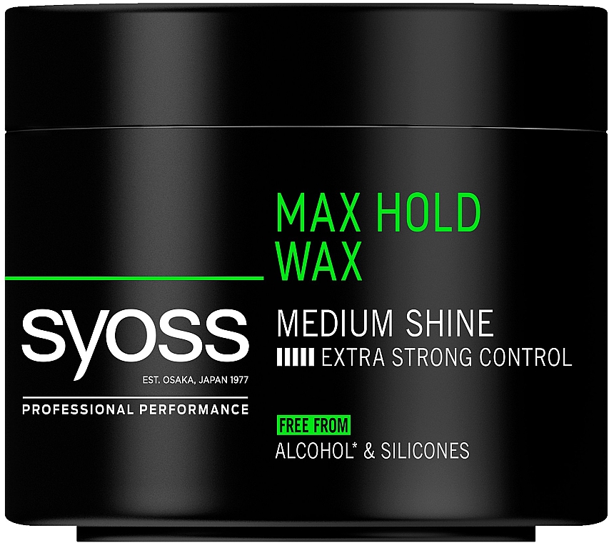 Wosk do włosów - Syoss Max Hold Wax — Zdjęcie N1