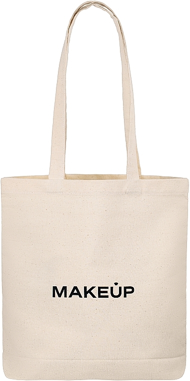 Beżowa torba ekologiczna EcoVibe - MAKEUP Eco Bag Shopper Large Beige