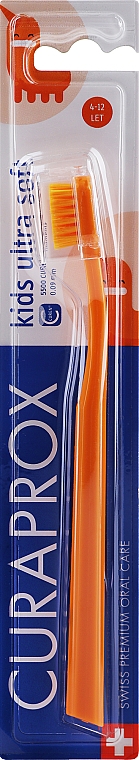 Szczoteczka do zębów dla dzieci, CS Kids Ultra Soft, pomarańczowa - Curaprox — Zdjęcie N1