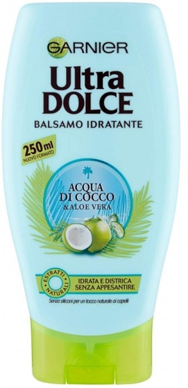 Nawilżający balsam do włosów z wodą kokosową i aloesem - Garnier Ultra Dolce — Zdjęcie N1