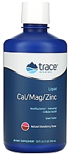 Kup Suplement diety z wapniem, magnezem i cynkiem, naturalny aromat truskawkowy - Trace Minerals Liquid Cal/Mag/Zinc Strawberry