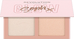 Kup Podwójny rozświetlacz do twarzy - Makeup Revolution X Soph Face Palette Duo