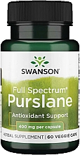 Suplement diety Portulaka, 400 mg - Swanson Full Spectrum Purslane  — Zdjęcie N2