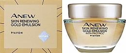 PRZECENA! Krem do twarzy na noc - Avon Anew Skin Renewing Gold Emulsion with Protinol * — Zdjęcie N2