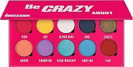 Kup Paleta cieni do powiek - Makeup Obsession Be Crazy About Eyeshadow Palette