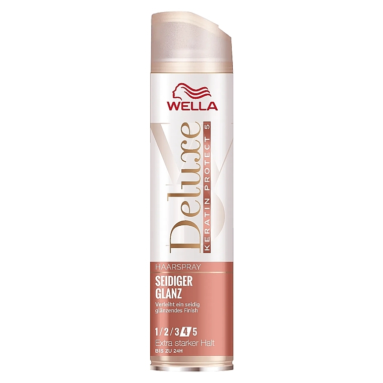 Mocny lakier do włosów - Wella Deluxe Seidiger Glanz Hairspray — Zdjęcie N1