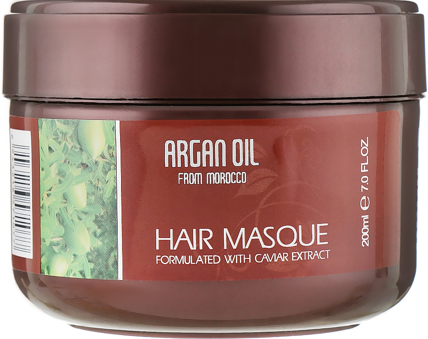 Maska do włosów z ekstraktem z kawioru - Clever Hair Cosmetics Morocco Argan Oil Mask
