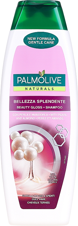 Szampon zwiększający blask włosów Perły i migdał - Palmolive Naturals Beauty Gloss Shampoo