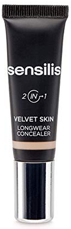 Korektor do twarzy - Sensilis Velvet Skin 2 In 1 Longwear Concealer — Zdjęcie N1