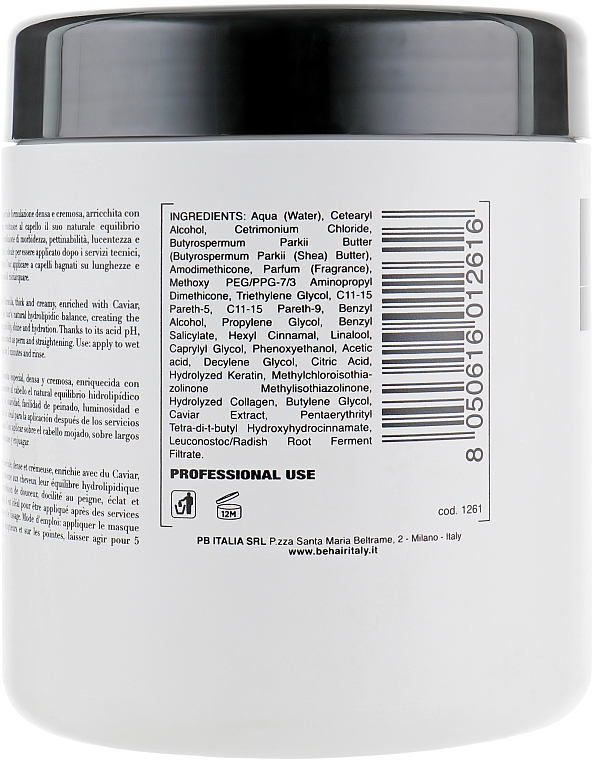 Maska o kwaśnym pH z keratyną i kolagenem - Be Hair Be Tech Acidifying Mask — Zdjęcie N2