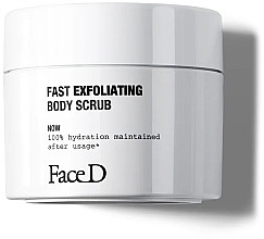 Złuszczający peeling do ciała - FaceD Fast Exfoliating Body Scrub — Zdjęcie N1