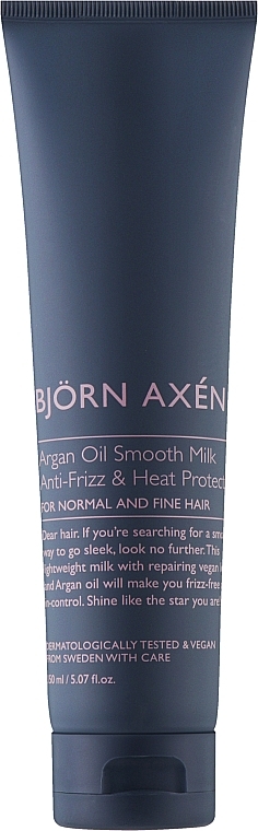 Mleczko-krem do stylizacji włosów - BjOrn AxEn Argan Oil Smooth Milk — Zdjęcie N1