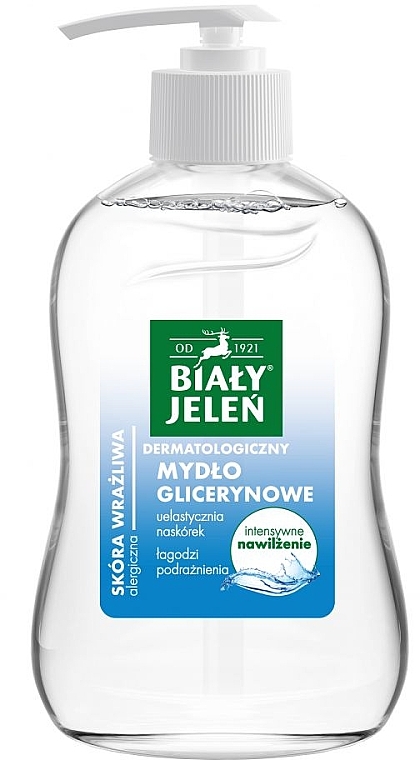 Mydło glicerynowe w płynie - Bialy Jelen Liquid Soap  — Zdjęcie N1