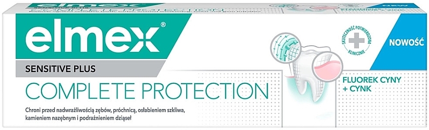 Pasta do zębów wrażliwych - Elmex Sensitive Plus Complete Protection